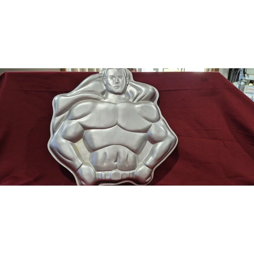 Vintage 1977 Wilton DC Superman Cake Pan Rare D.C. Comics Collectible EUC
